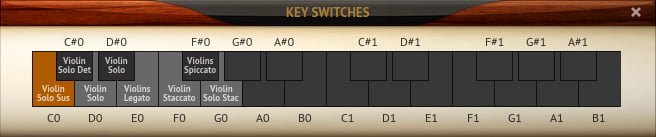 Philharmonic 2 - Key Switches