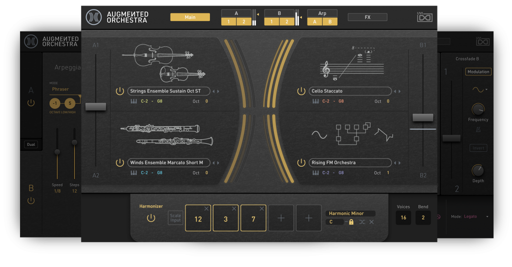 UVI Augmented Orchestra - GUI Overview