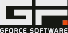 GForce Software logo Gray Background
