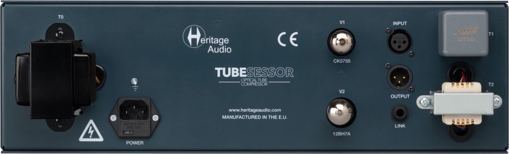 Heritage Audio Tubessor Rear Panel