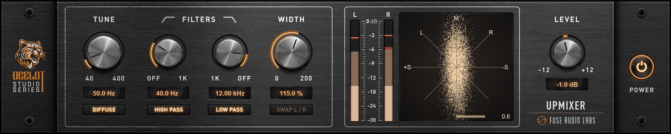 Fuse Audio Labs Upmixer GUI