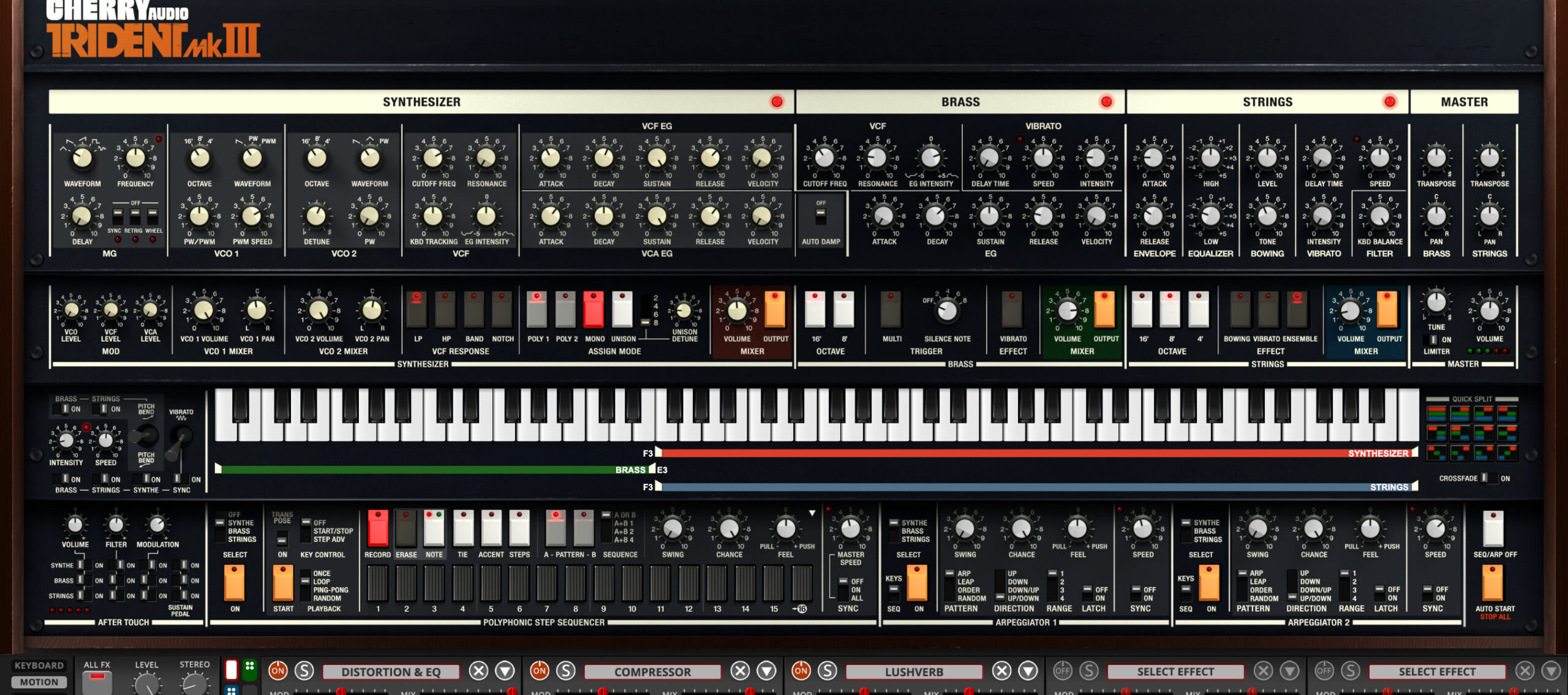 Cherry Audio - Trident MKIII - Motion Panel