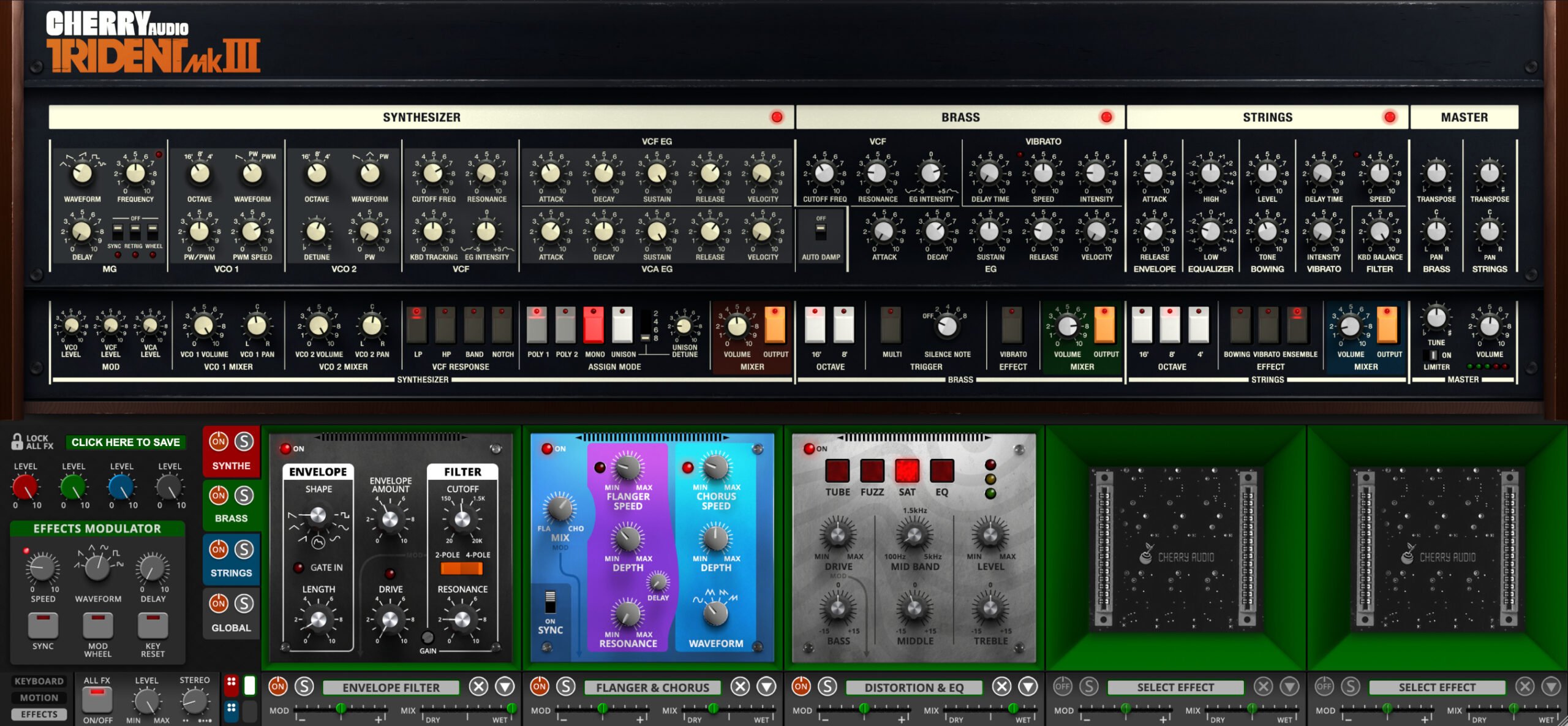 Cherry Audio - Trident MKIII - Effects 1