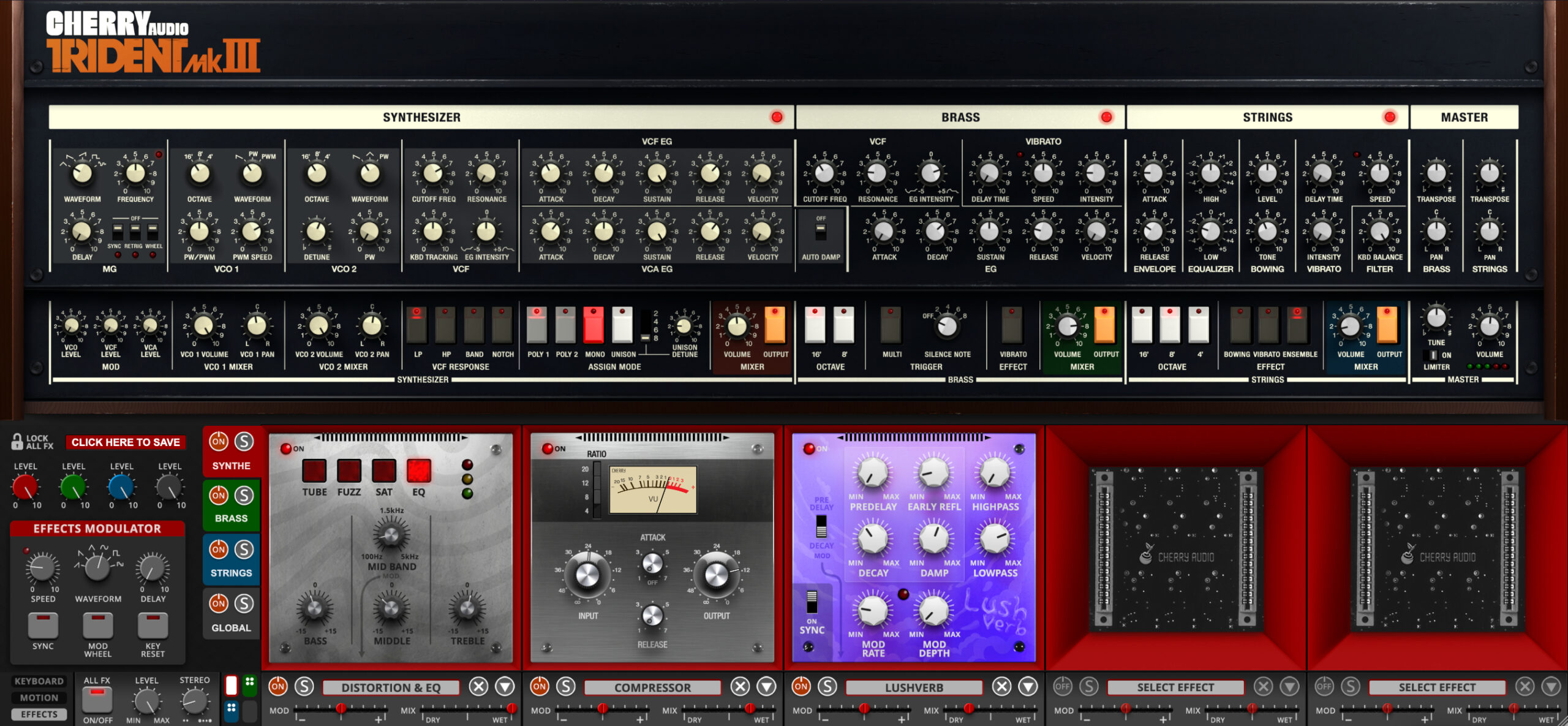 Cherry Audio - Trident MKIII - Effects 2