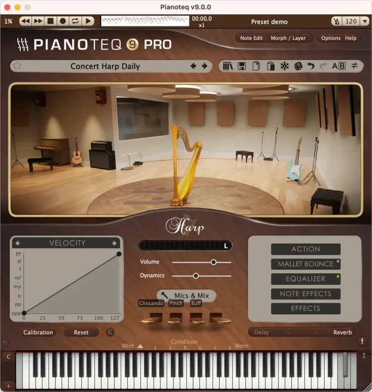 Pianoteq 9 - NEW Concert Harp