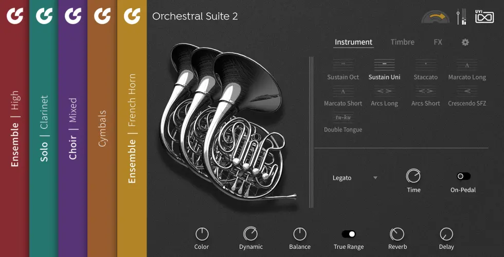 UVI - Orchestral Suite 2 - GUIs