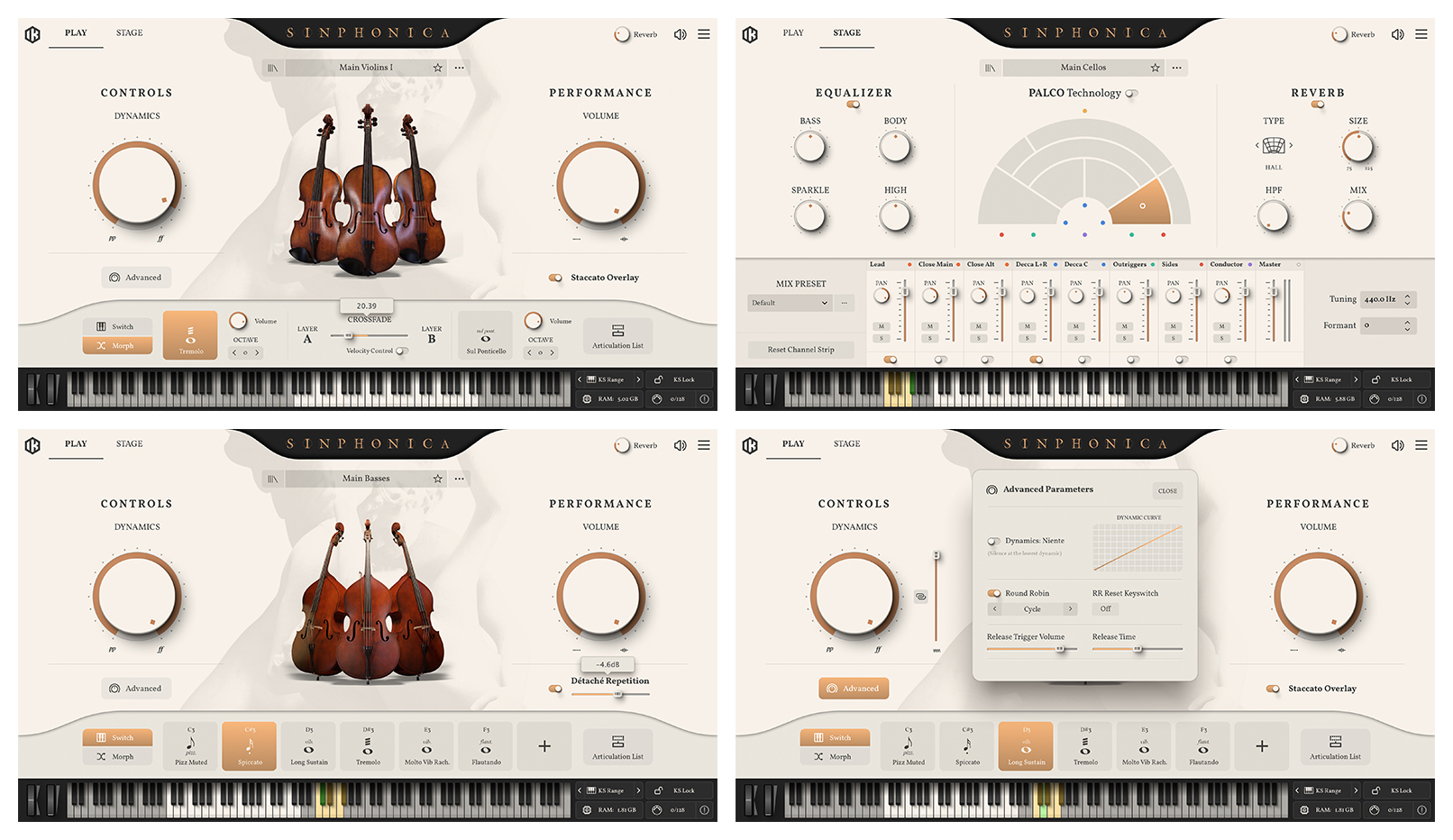 IK Multimedia - Sinphonica - GUI