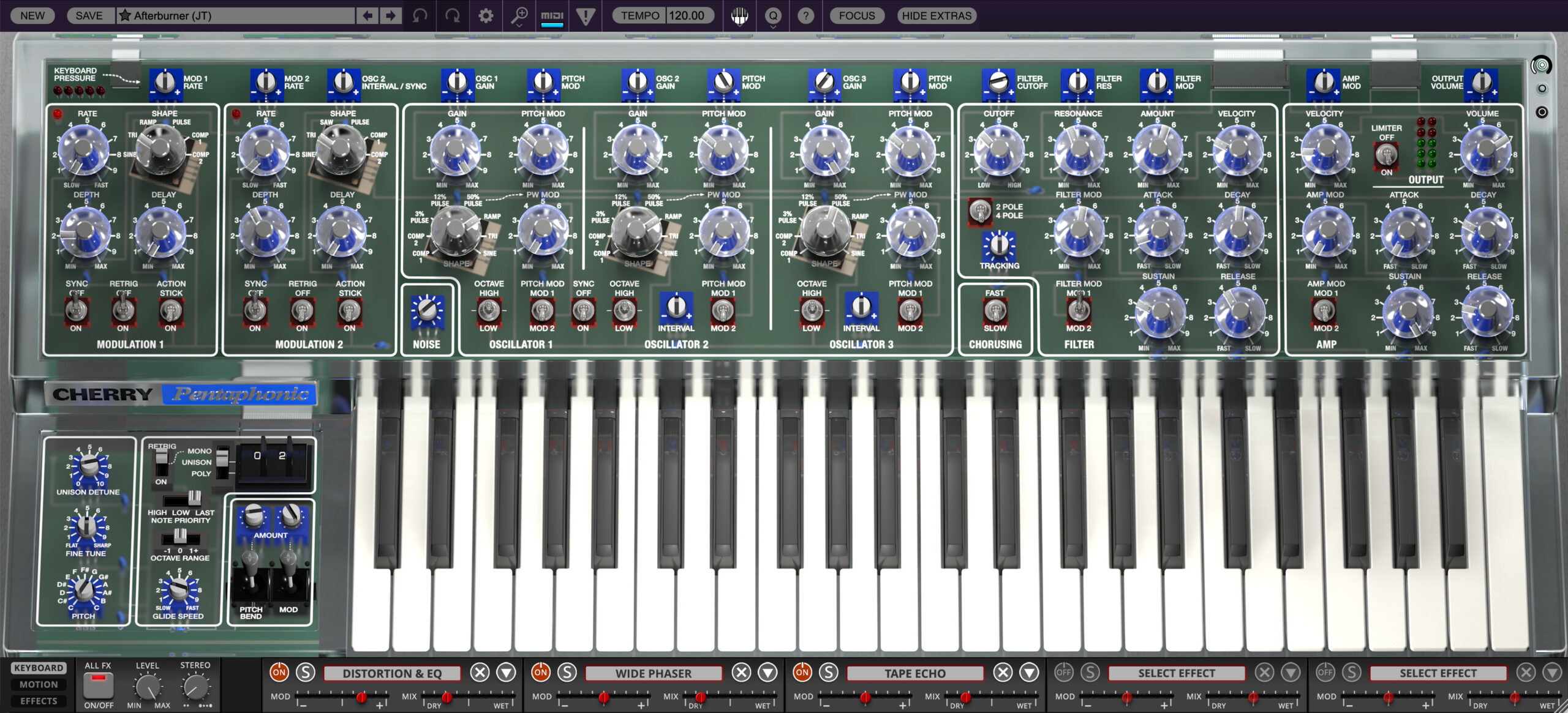 Cherry Audio - Pentaphonic- GUI